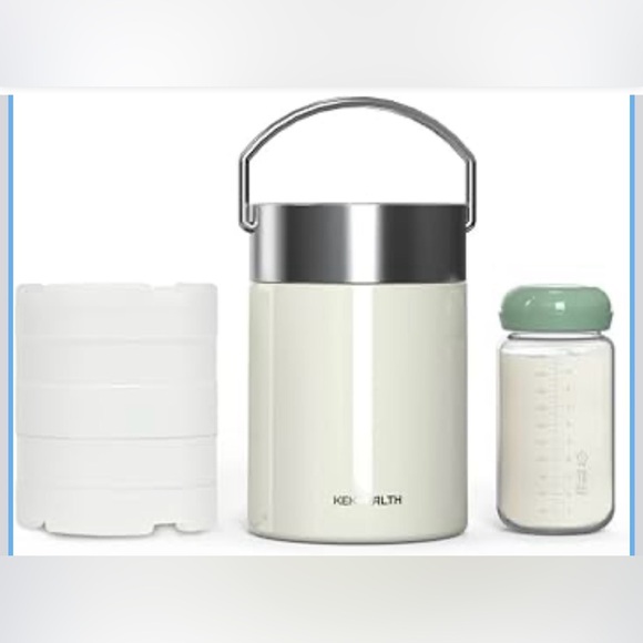 Other - 11oz Half-Day Cold-Chain Breastmilk Cooler, Double-Wall Vacuum Stainless Steel